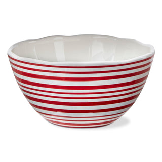Festive Stripe Serving Bowl - La Cuisine