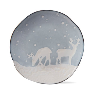 Falling Snow Deer Appetizer Plate - La Cuisine
