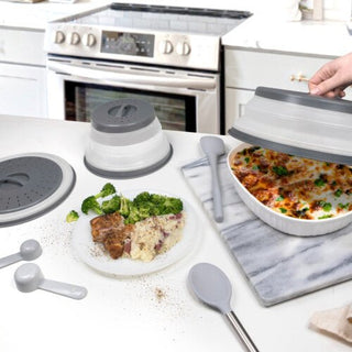 Collapsible Microwave Food Cover, Set/3 - La Cuisine