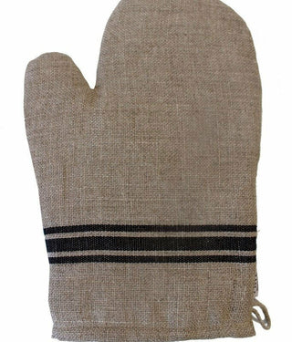 Thieffry BLK Monogramme Oven Mitt - La Cuisine