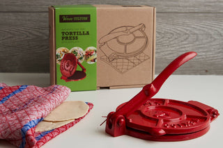 Cast Iron Tortilla Press Kit - La Cuisine