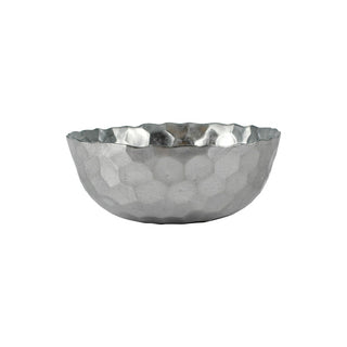 Rufolo Glass Platinum Honeycomb Medium Bowl - La Cuisine