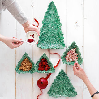 Lastra Holiday Figural Tree Small Platter - La Cuisine