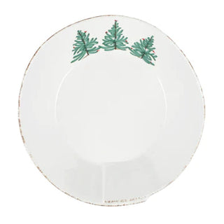 Melamine Lastra Holiday Large Shallow Serving Bowl - La Cuisine