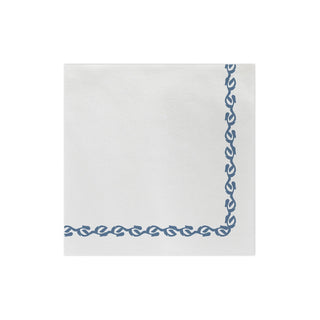 Papersoft Napkins, Florentine Blue Cocktail (Pack/20) - La Cuisine