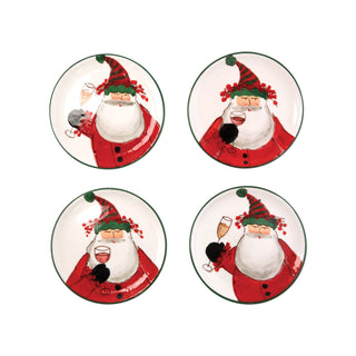 Old St. Nick Cocktail Plates, Set/4 - La Cuisine