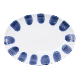 Santorini Dot Small Oval Platter - La Cuisine