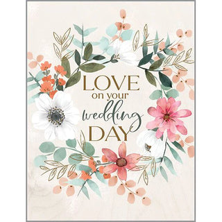 Wedding Day Card - Wedding Wreath