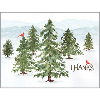 Thank you card - Winter Forest - La Cuisine