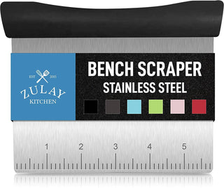 Multi-purpose Stainless Steel Bench Scraper & Chopper - La Cuisine