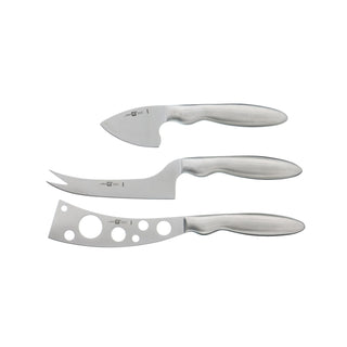 3pc Stainless Steel Cheese Knife Set - La Cuisine