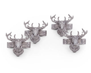 Elk Head Napkin Rings - La Cuisine